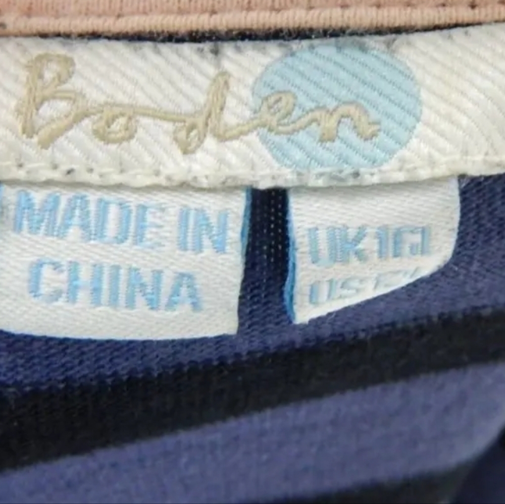 Boden Striped Boat Neck Top - Picture 2 of 3
